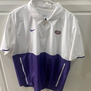 Polyester LSU sport pullover short sleeve shirt